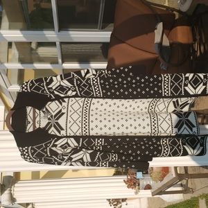 J. Peterman sweater duster